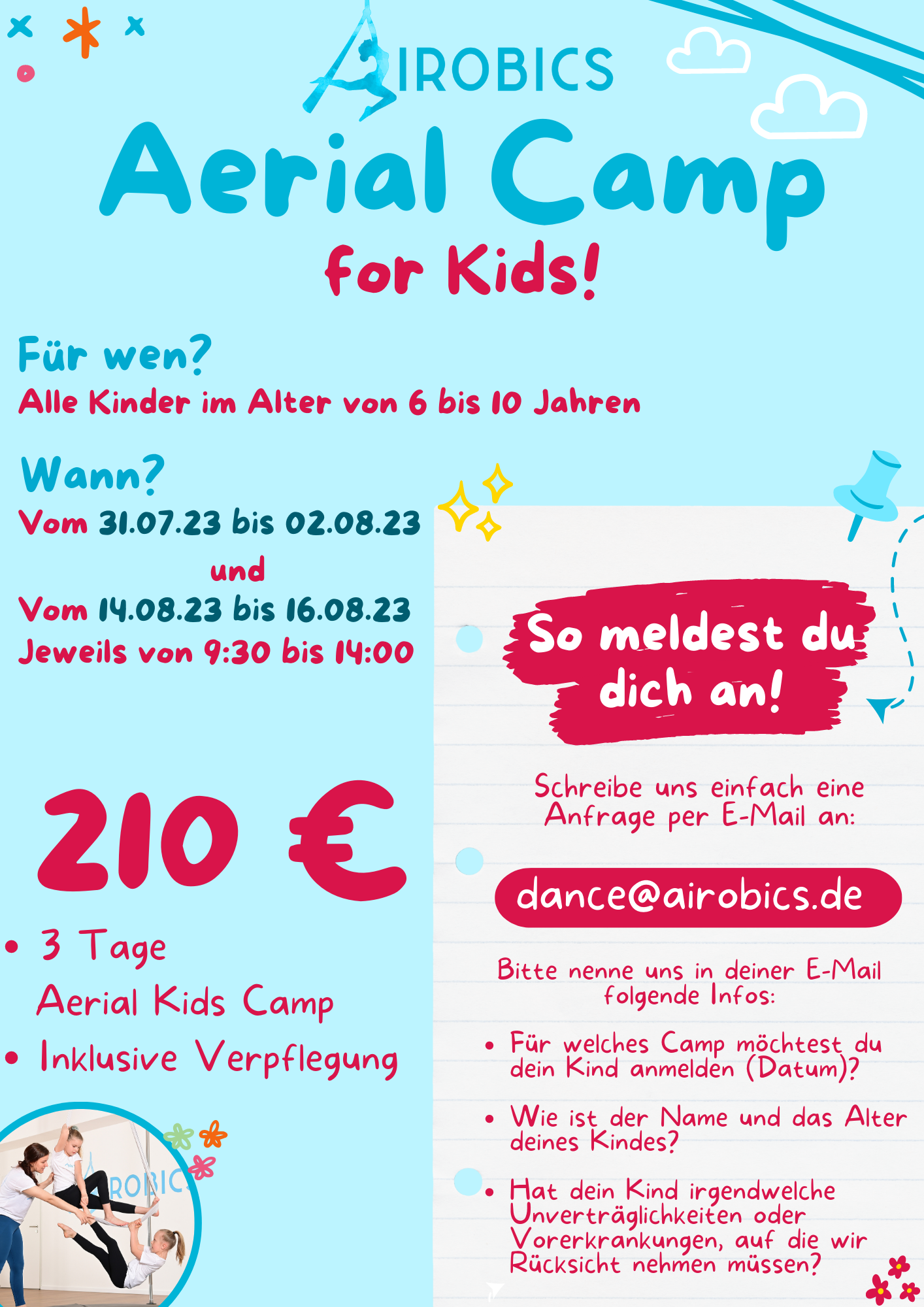 Aerial Camps for Kids