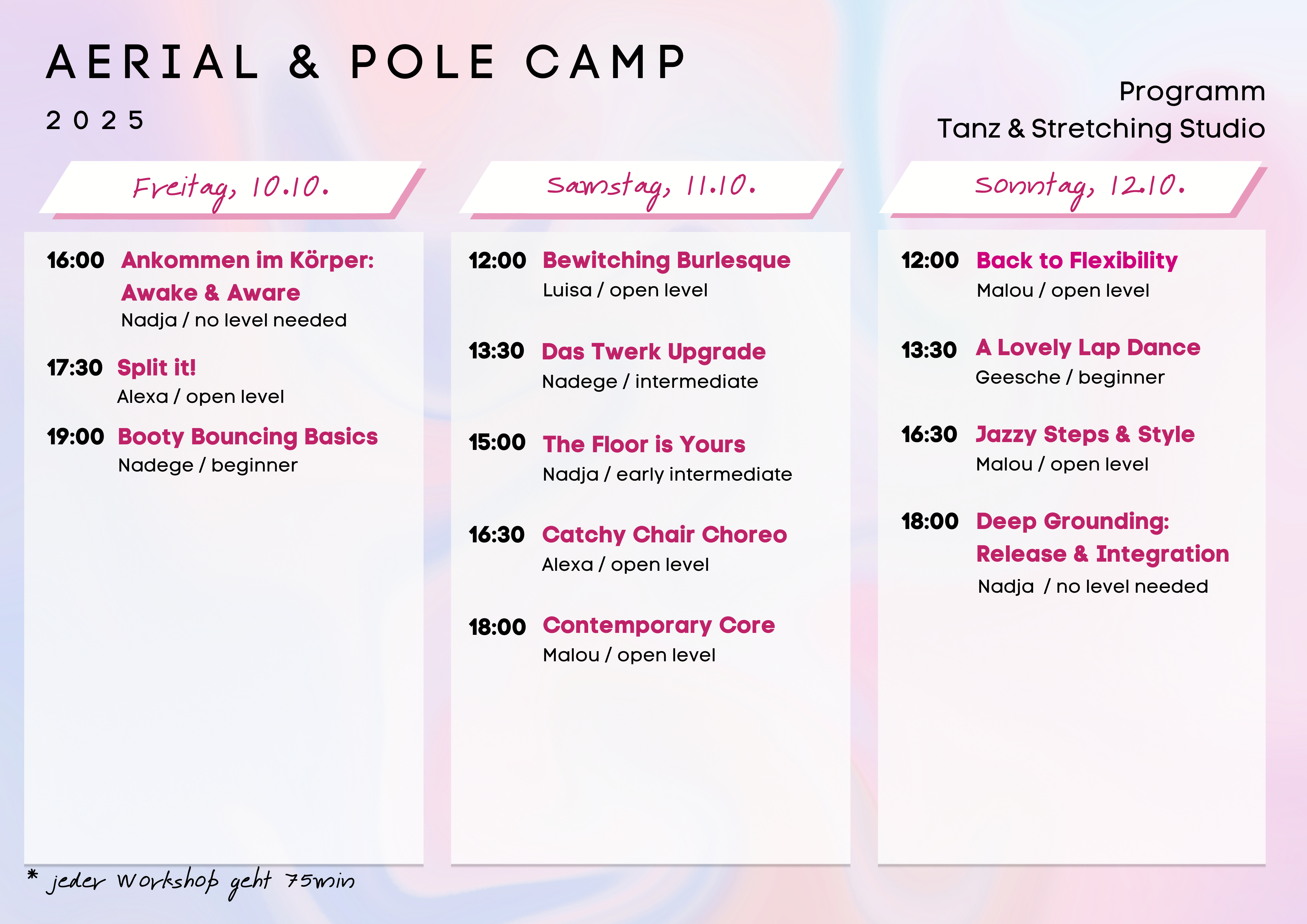 Pole & Aerial Camp 2025